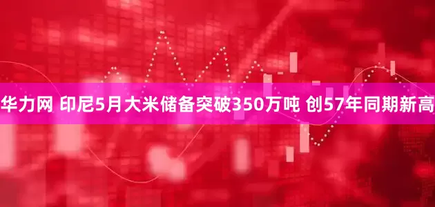 华力网 印尼5月大米储备突破350万吨 创57年同期新高